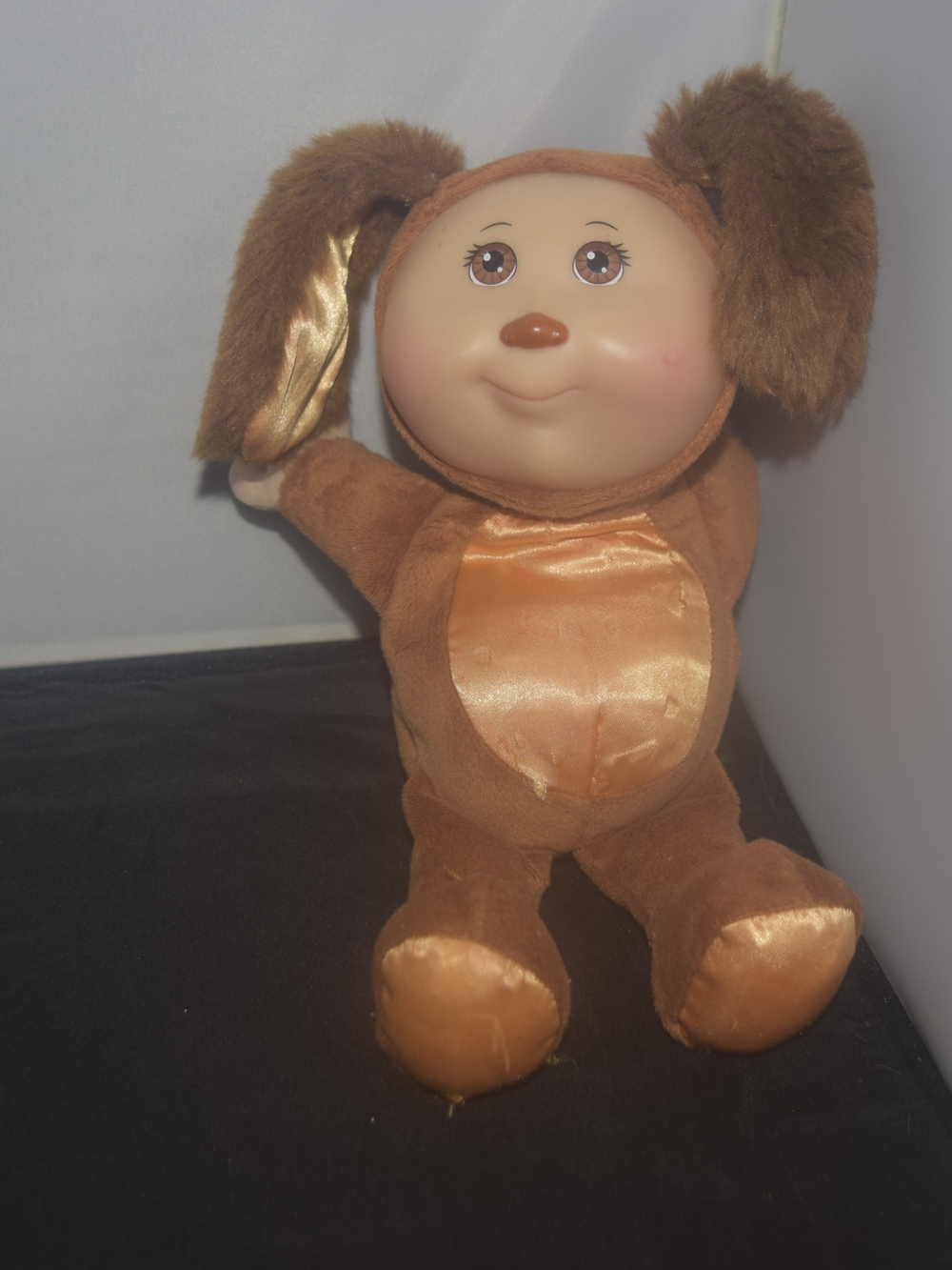 Cabbage Patch Kids "Cuties" Brown Puppy / Cocker Spaniel plush doll